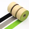 Tela flocada negra pegada, ranurada, tela flocada autoadhesiva de una sola cara, caja de joyería, envoltura de borde, caja de regalo, fondo de terciopelo