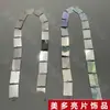Cortina de Lantejoulas Prateadas Fio de Lantejoulas Espelho Laser Prateado Brilhante Redondo Quadrado Losango Fio de Lantejoulas Cortina de Lantejoulas Decoração Suspensa