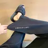 Pantalones de Jean Suaves de Pierna Ancha de Tencel Negro para Mujer Verano Delgado Forma de Pera Adelgazantes Caída Pequeña Hielo Seda Rectos