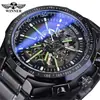 Nuevo T-Winner Moda Europea y Americana para Hombre Hueco Fresco Mecánico Resistente al Agua Automático Mecánico Reloj Provincia de Guangdong