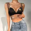 Blusa Regata Sexy de Renda com Strass para Festa Festival de Música Boate Venda Direta da Fábrica Entrega no Mesmo Dia