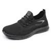 Dropshipping Internacional de Sapatos Masculinos, Malha Respirável Fly-Knit de Poliuretano, Atacado de Primavera para Sapatos Casuais, Sapatos Esportivos Versáteis, Cano Baixo