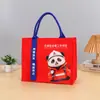 Bolsa de lona para streamer publicidade corporativa personalizada escola conferência corporativa presente bolsa de lona portátil de grande capacidade