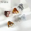 Presilha de Cabelo Wjia em Acetato Estilo Francês, Moderna e Versátil, Sensação de Alto Padrão, Presilha de Tamanho Médio para Mulheres, Adequada para Penteados Meio Presos, Presilha Jacaré