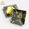 1,5 x 1,5 ~ 10x10mm 3A quadrado quadrado quadrado quadrado coleção de zircônia colorida pedra preciosa atacado pedra branca pedra nua
