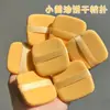 Esponja Redonda de Maquillaje de Doble Uso Seco y Húmedo Sabor Fresa Sin Látex Borla de Polvo Suave Herramienta de Belleza Que No Atrapa el Polvo