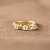 Anillo Cao Shi Shein Más Vendido Nuevo Estilo Pastoral para Mujer, Anillo de Flor Pequeña, Estilo Bosque Dulce para Uso Diario