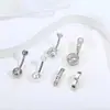 E-commerce Transfronteiriço Mais Vendido Atacado Conjunto de 6 Peças de Joias de Piercing da Moda Novas de Aço Inoxidável Anéis para Umbigo e Tachinhas para Umbigo