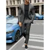 Comércio Exterior Transfronteiriço Novo Terno de Impressão Digital Conjunto de Duas Peças Masculino Tamanho Grande Blazer de Terno Terno Masculino