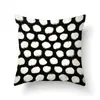 Almohada de franela simple blanco y negro popular suministros para el hogar almohada de franela personalización