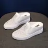 Pantuflas de Suela Gruesa para Uso en Exteriores, Nuevo Estilo Verano 2026, Medias Pantuflas Cerradas con Plataforma de Pedrería, Zapatos Casuales Transpirables para Mujer
