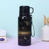 Taza Termo Gardenia para Mujer 2024 Nueva Alto Valor de Color Taza de Agua para Estudiante Otoño e Invierno Gran Capacidad Acero Inoxidable 316