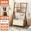 Perchero de pie para dormitorio, Perchero de ropa de pie, Almacenamiento temporal de ropa para dormir por la noche, Perchero de estilo nórdico