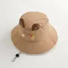 Sombrero Infantil Primavera Verano Delgado Protección Solar Borde de Encaje Sombrero de Pescador Princesa Niña Bebé Verano Ala Ancha