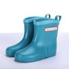 Rainroom zapatos de lluvia para niños y niñas zapatos de goma para bebé botas de lluvia de moda de color sólido lindas zapatos para agua antideslizantes