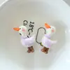 Acessórios de Joias de Resina de Patinho e Pássaro Brilhantes DIY Feito à Mão Acessórios Semi-Acabados Grampo de Cabelo Fivela de Sapato Materiais Decorativos