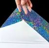 Película Autoadhesiva para Laminación en Frío Láser A4, Película Protectora de Vinilo Holográfica Iridiscente, Impermeable y Resistente a los Rayones
