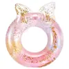 Flotador de natación para niños estilo coreano con lentejuelas y concha, con respaldo engrosado, flotador de natación moderno, flotador para axilas para niños