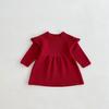 Ropa coreana para niños de 1 a 8 años, vestido de punto para niñas, suéter de otoño e invierno de moda, falda de princesa, novedad de 2024