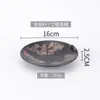 Plato de Hueso Japonés para Sushi de 6 pulgadas Plato Base de Mesa de 7 pulgadas Cocina Japonesa y Coreana Izakaya Teppanyaki Vajilla de Cerámica