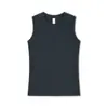 Nova camiseta colete sem mangas para jovens de verão masculina de algodão roupa básica para mapear logotipo personalizado atacado