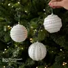 Nova corrente de contas com rebite de espuma em formato de estrela de cinco pontas de Natal, enfeites de Natal em formato de cebola e rabanete, decorações de bola de Natal para criar uma atmosfera festiva de Natal