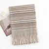 Cachecol de Imitação de Caxemira para Meninas, Alta Qualidade, Doce, Elegante, Cachecol Simples Xadrez, Temperamento, Cachecol e Xale da Moda Atacado