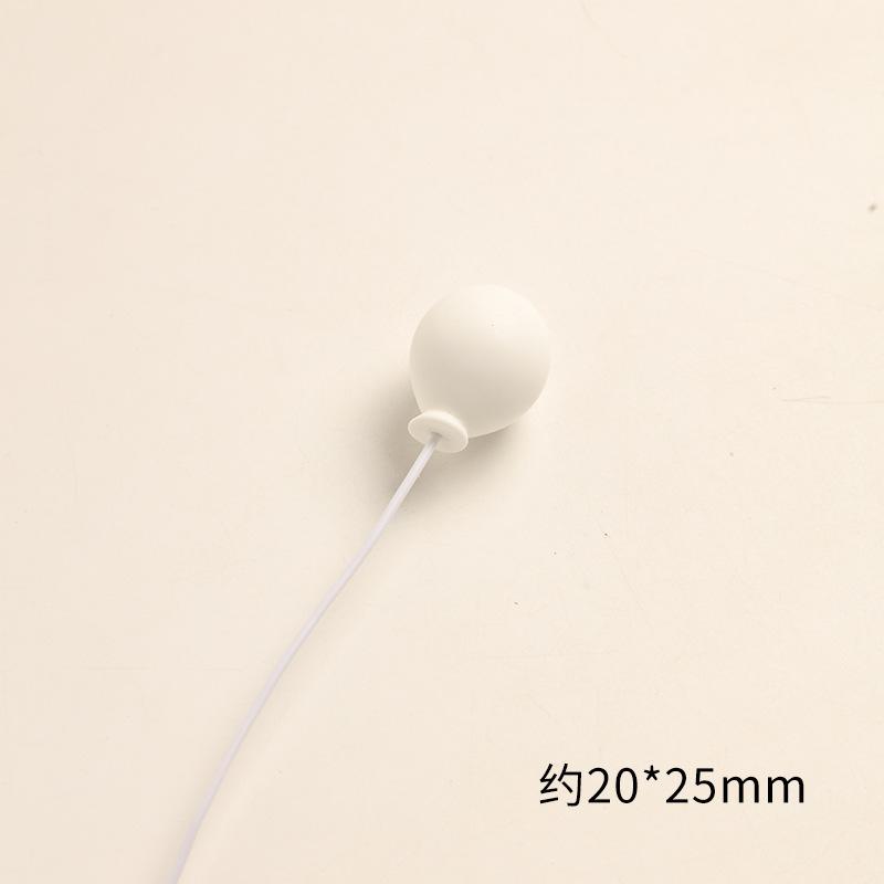 SKU-17-白色椭圆气球 一个