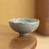 Taza de Té Celadón Té Kung Fu Juego de Té Cerámica Cobre Taza de Té Verde Maestro Taza Individual tamaño pequeño Hogar Taza Pu'er Boca de Flor