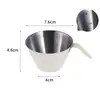 Taza medidora de café de acero inoxidable 304 con báscula y pico Taza para espresso Taza de extracción Taza para líquidos Taza de onzas