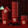 Vasos de Papel para Fiesta de Inauguración, Suministros de Decoración para Casa Nueva, Ceremonia de Mudanza, Vasos de Agua Desechables Engrosados