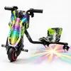 Patinete elétrico exclusivo transfronteiriço, carro de brinquedo, carro de drift, kart infantil, monoposto Roda universal giratória 360 graus