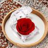 Caja de Regalo Flor Eterna Rosa Caja para Anillo Regalo de San Valentín Amazon Fabricante de Yunnan Venta al por Mayor