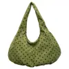Bolso de Pana para Mujer 2026 Nuevo Otoño Moda Casual Lunares Bolso de Hombro Gran Capacidad para Viajes Cotidianos Bolso de Axila