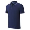 Polo de trabajo de algodón puro para hombre, camiseta de verano de manga corta para empresa, herramientas 4S, tienda, fábrica, ropa, camiseta con logotipo bordado