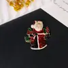 Nova Série de Combinações de Natal Broche Papai Noel Broche de Natal Árvore de Natal Acessórios de Pino de Ano Novo Transfronteiriço