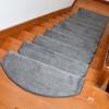 Alfombrillas Adhesivas Autoadhesivas Gruesas Sin Pegamento para Escaleras Alfombras de Escalera para el Hogar Transfronterizas Silenciosas de Madera Maciza Antideslizantes Pasos Simples