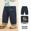Kaka Panda roupas infantis calças de tecido para meninos calças casuais infantis roupas de outono para meninas calças compridas de algodão puro para bebês modernas