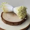 Material de producción de bricolaje hecho a mano con núcleo de flor pequeña, núcleo de flor de color, malla de seda, flor, rosa, varilla giratoria, accesorios