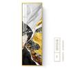 Nueva Pintura Decorativa de Entrada Estilo Chino Edición Vertical Tira Larga Mural Abstracto Lujo Ligero Moderno Pared de Pasillo Pasillo Pintura Colgante de Porcelana Cristal