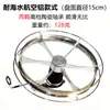 Carrete de Manivela Manual de Acero Inoxidable, Carrete con Freno Frontal de Doble Rodamiento, Carrete de Pesca para Balsas Completamente Metálico, Carrete de Pesca con Micro Plomo
