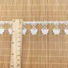 Borda de Renda, Seda de Poliéster Solúvel em Água Acessórios para Roupas, Decoração de Casa, Adornos para Saias, Borda de Renda Bordada, Borda de Renda Atacado