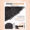 Peluca de Cabello Humano Real, Flequillo Estilo Manga, Postizo para la Parte Superior de la Cabeza y la Frente, Moderna y Voluminosa, Añade Volumen Naturalmente, Flequillo Completo