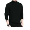 Fábrica de origen: Camiseta de invierno para hombre de doble cara con forro de forro polar, top térmico de manga larga engrosado de cuello alto, color liso