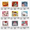 Adesivos de tecido com bordado de desenho animado adesivos de bordado para comércio exterior adesivos de patch de leão Tigre urso adesivos adesivos de ferro para colar acessórios