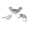 Tuerca de mariposa de acero inoxidable 304/201/316 DIN315 tuerca de mano de garra M3M4M5M6M8M10M12