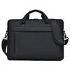 Nova pasta executiva masculina transfronteiriça bolsa para laptop bolsa de ombro simples de couro para o trabalho leve
