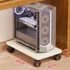 Soporte para torre de computadora para uso doméstico, base móvil para gabinete de escritorio con ruedas, estante de almacenamiento, bandeja para debajo del escritorio de oficina