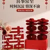 Adornos de Bola de Panal con Caracteres de Doble Felicidad para Decoración de Habitación de Boda, Decoraciones de Mesa de Compromiso y Colección de Artículos de Boda 3D de Doble Felicidad