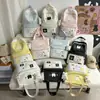 Otoño 2026 Nuevo Dulce Conjunto de Dos Piezas para Estudiantes de Primaria y Secundaria Mochila Alto Valor Estético Corazón Girly Bolso Cruzado Único para Tutorías